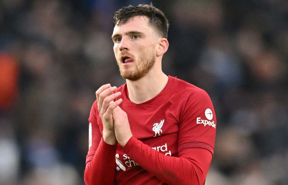 Andrew Robertson là cơn lốc hàng lang cánh của Liverpool