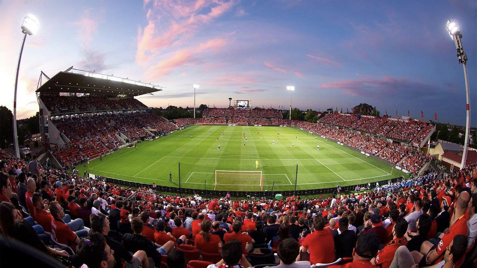 Hindmarsh Stadium, một sân bóng rất ấn tượng và là niềm tự hào của đội bóng này Hindmarsh Stadium, một sân bóng rất ấn tượng và là niềm tự hào của đội bóng này