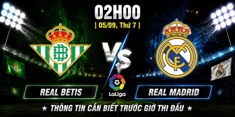 Real Betis vs Real Madrid Vòng 4: Tỷ Số Sẽ Nghiêng Về Ai? 6 Real Betis vs Real Madrid Vòng 4: Tỷ Số Sẽ Nghiêng Về Ai?